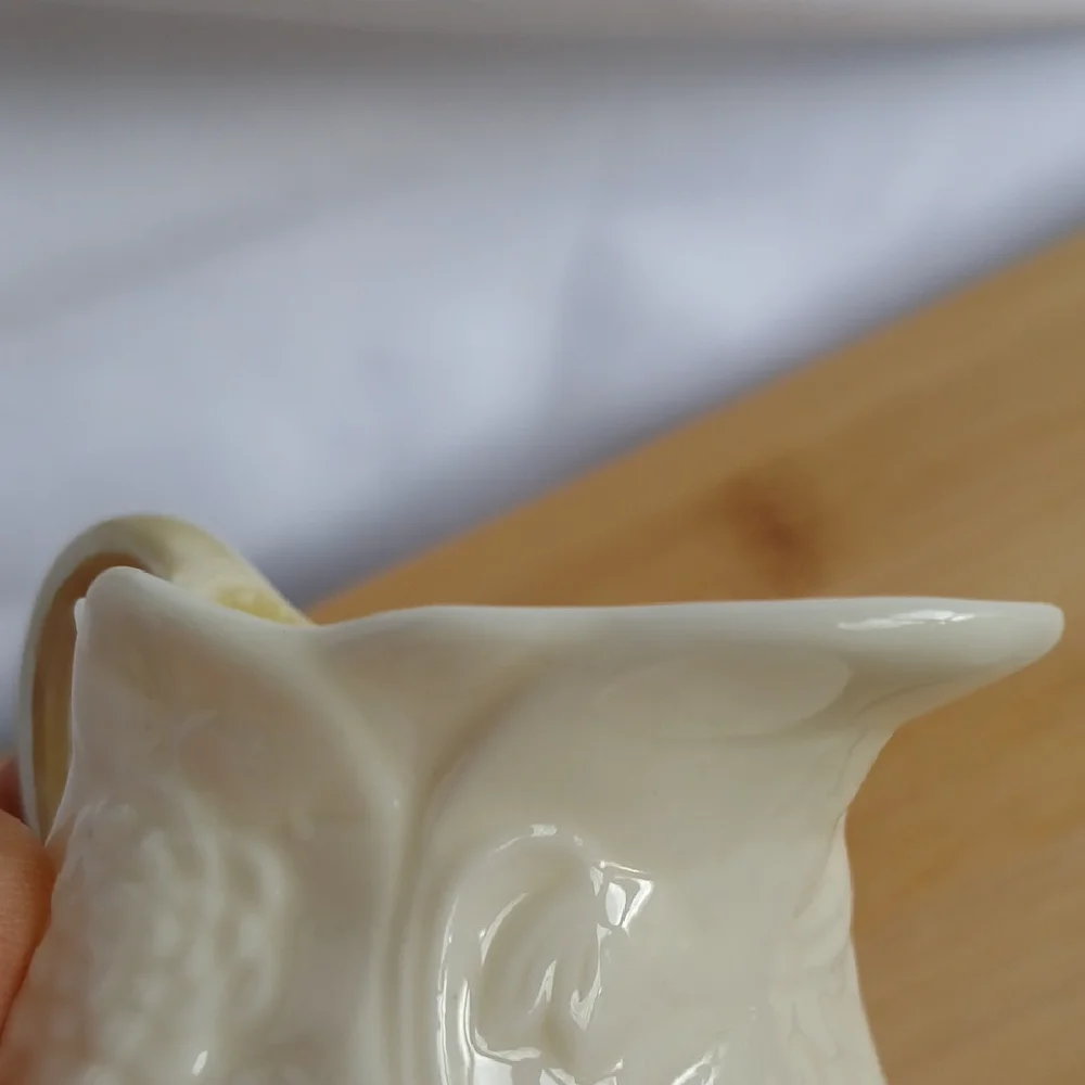 Vintage Belleek Porcelain Creamer Ireland